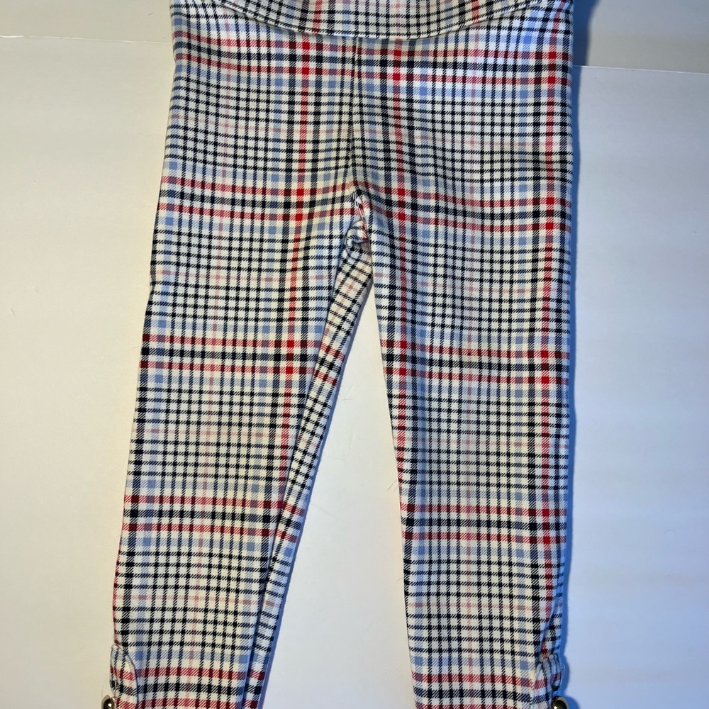 Janie And Jack Leggings 2T Button Cuff Knit‎ Pants Multicolor EUC